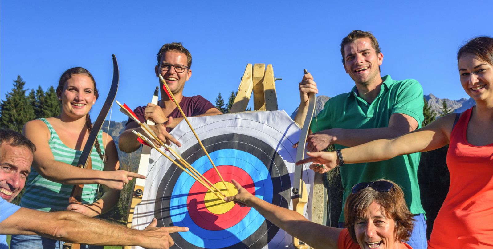 Schattenspringer Teamevent Bogenschieen