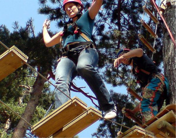 Schattenspringer Teambuilding im Hochseilgarten