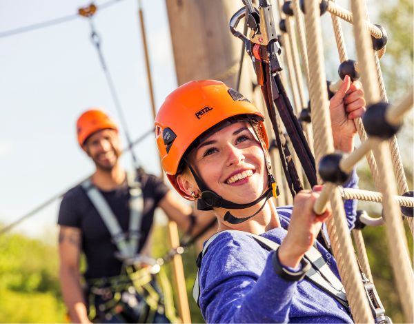 Schattenspringer Teambuilding im Kletterpark